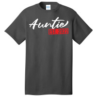 Auntie Est 2022 Funny Pregnancy Announcement Basic T-shirt | Artistshot