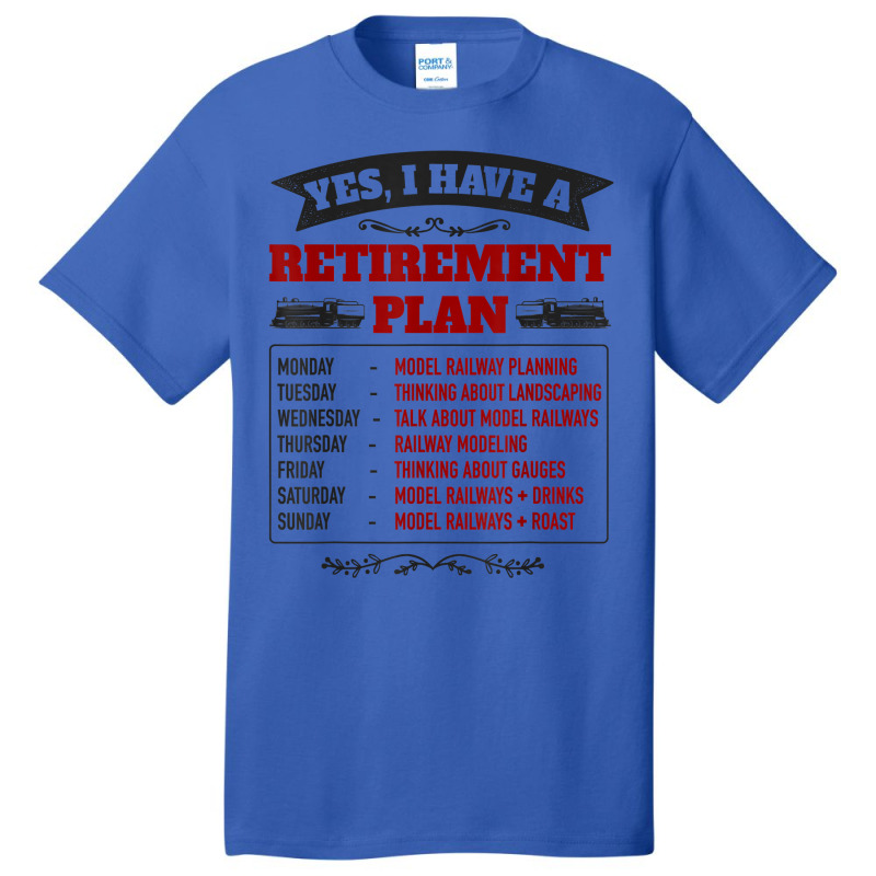 Model Railway Retirement Idea For Men & Railway Mo Basic T-shirt | Artistshot