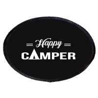 Happy Camper Oval Patch | Artistshot