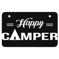 Happy Camper Atv License Plate | Artistshot