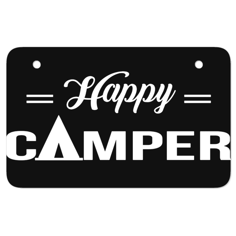 Happy Camper Atv License Plate | Artistshot