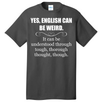 English Teacher Appreciation Gifts   English Can B Basic T-shirt | Artistshot