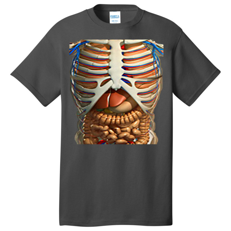 Funny T Shirt With The Inner Organs Of The Human B Basic T-shirt by heinchapaj | Artistshot