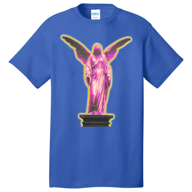 Desidero  Crying Angel  Vapowave Aesthetics Basic T-shirt | Artistshot