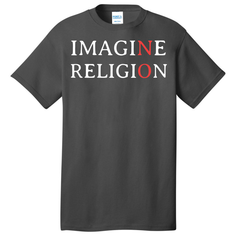 Imagine No Religion Green Basic T-shirt by wagnonninhp | Artistshot