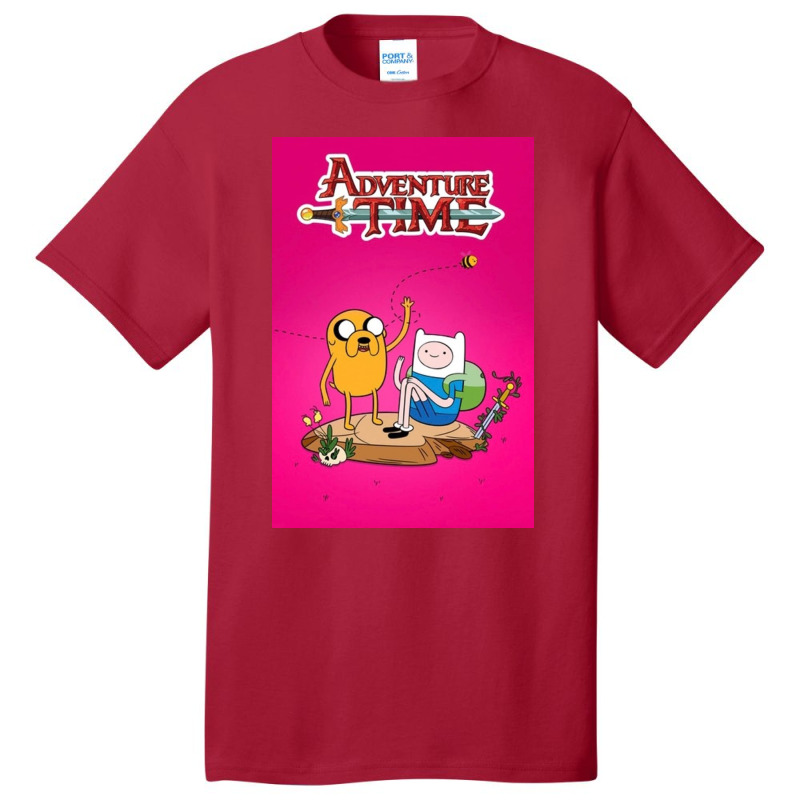 Time To Adventure Basic T-shirt by karenhenes | Artistshot