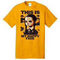 This Is My Happy Face   Wednesday 2 Basic T-shirt | Artistshot