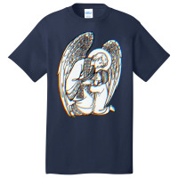 Zelator  Guardian Angel  Glitch Aesthetics Basic T-shirt | Artistshot