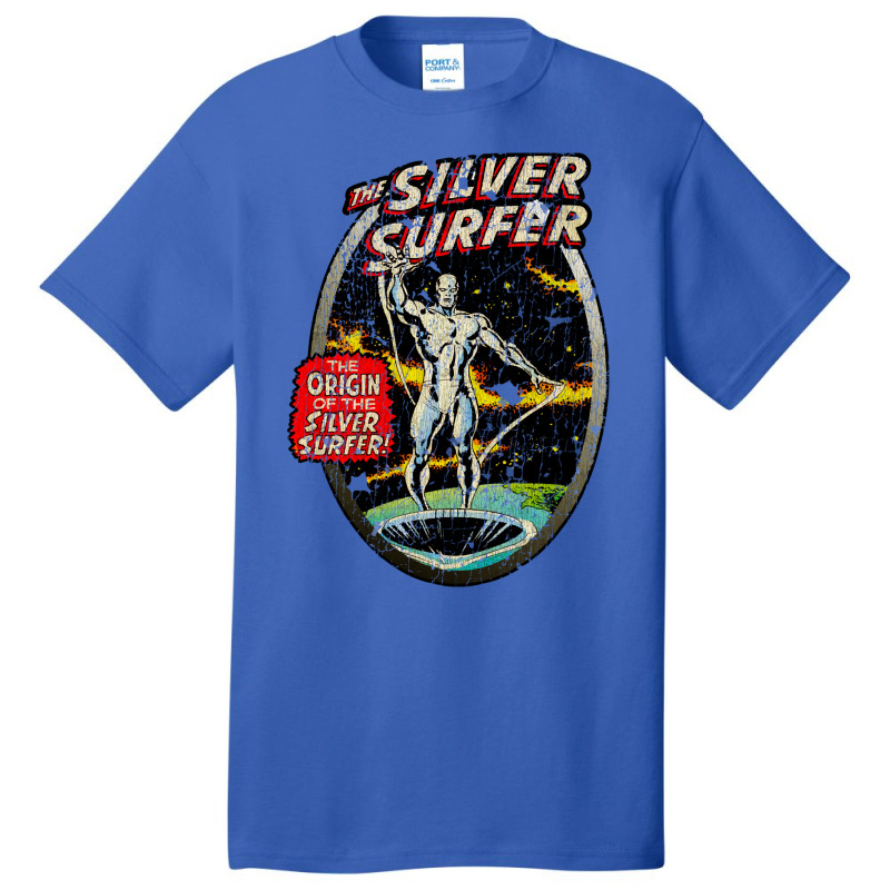 Silver Surf 1978 Cartoons Vintage Basic T-shirt by dallycoplina | Artistshot