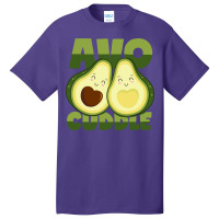 Avocado Hug Pun Cuddling Avocuddle Girl Basic T-shirt | Artistshot