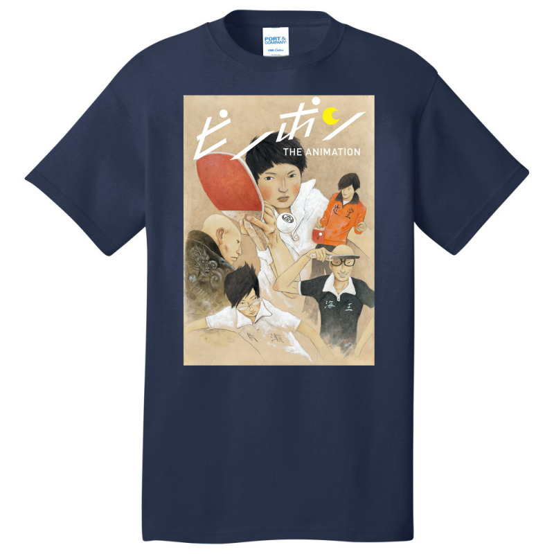 Ping Pong The Animation Anime Basic T-shirt by xaahiradada3 | Artistshot