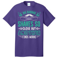 Barber Shop Haircut Beard Hairdresser Gift Summer Basic T-shirt | Artistshot