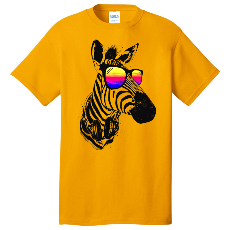 Cool Zebra Basic T-shirt by enzormiersh | Artistshot