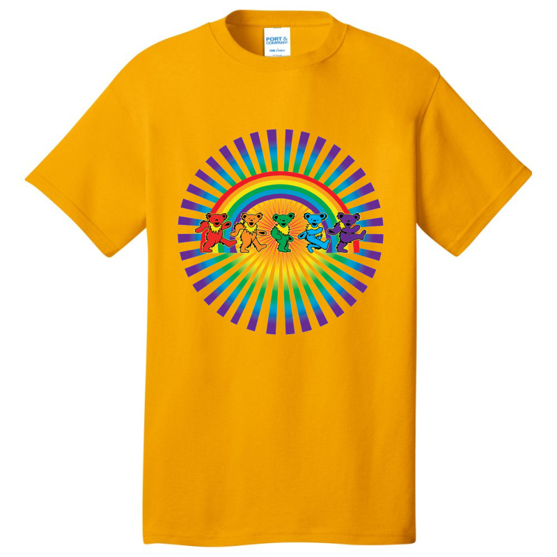 Grateful Rainbow Basic T-shirt | Artistshot