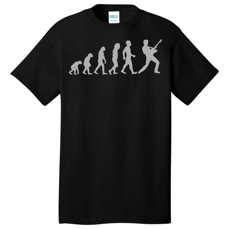 Guitar Player Evolution Basic T-shirt by enzormiersh | Artistshot