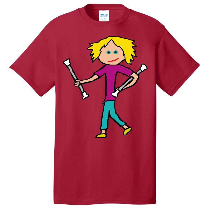 Baton Twirling Love Basic T-shirt by strosesimonsf | Artistshot