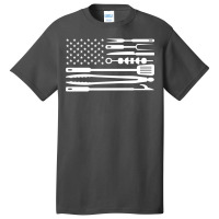 Bbq Flag Aesthetic Basic T-shirt | Artistshot