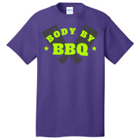 Body By Bbq 80s Stars Basic T-shirt | Artistshot