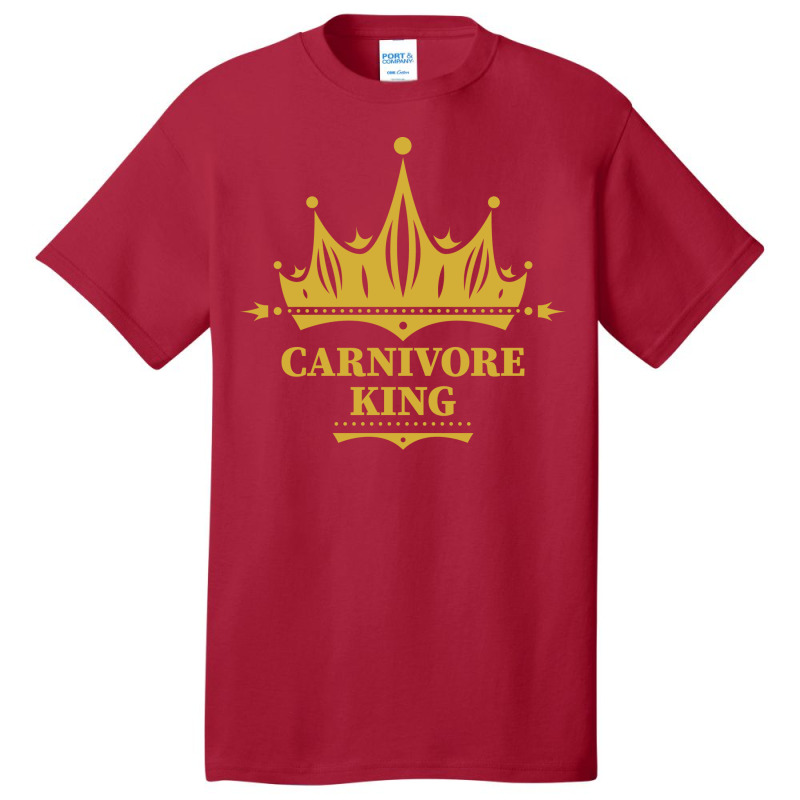 Carnivore King Meat Lover Bbq Pit Master Rancher H Basic T-shirt by strosesimonsf | Artistshot