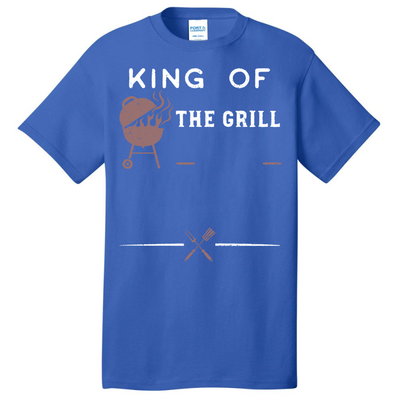 King Of The Grill Yellow Basic T-shirt by strosesimonsf | Artistshot