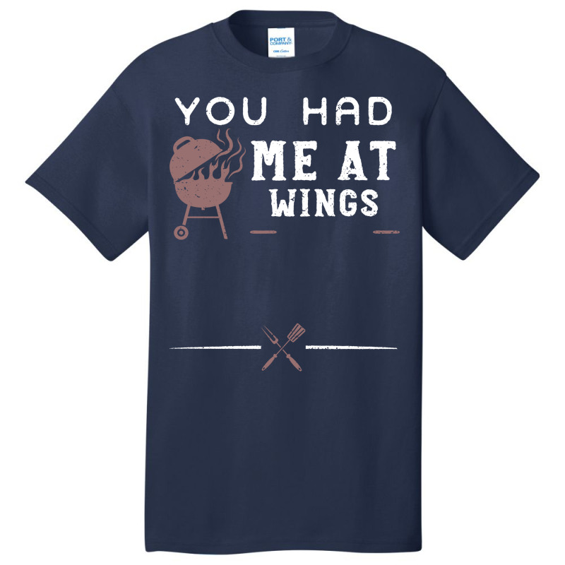 You Had Me At Wings Love Basic T-shirt by strosesimonsf | Artistshot