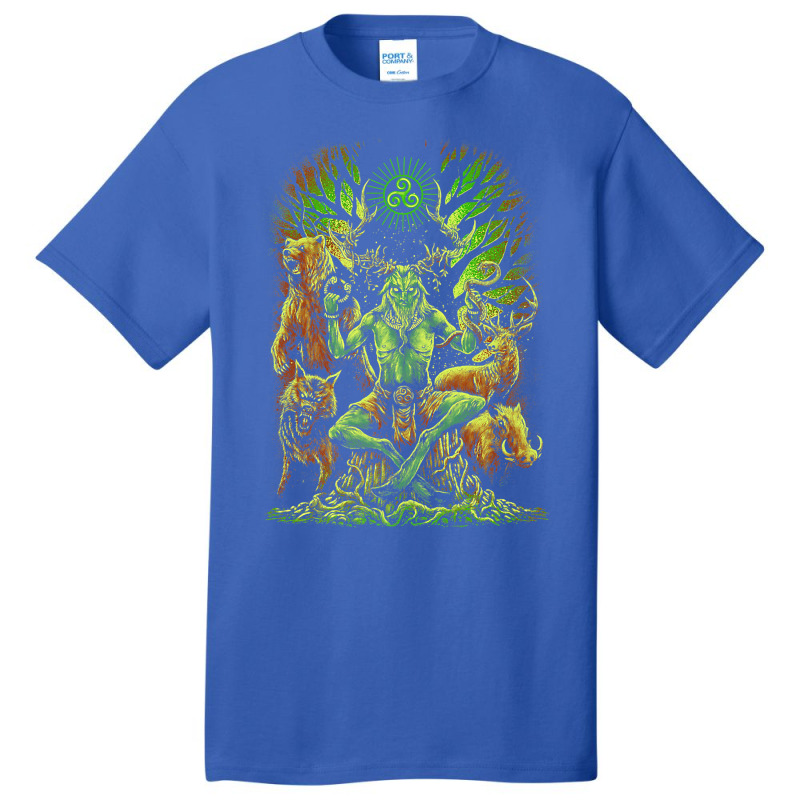 Celtic Pagan Cernunnos Irish Scottish Mythology Pr Basic T-shirt by saterseim | Artistshot