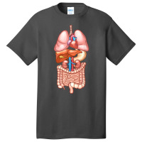 Halloween T Shirt Internal Organ Diagram Anatomy Basic T-shirt | Artistshot