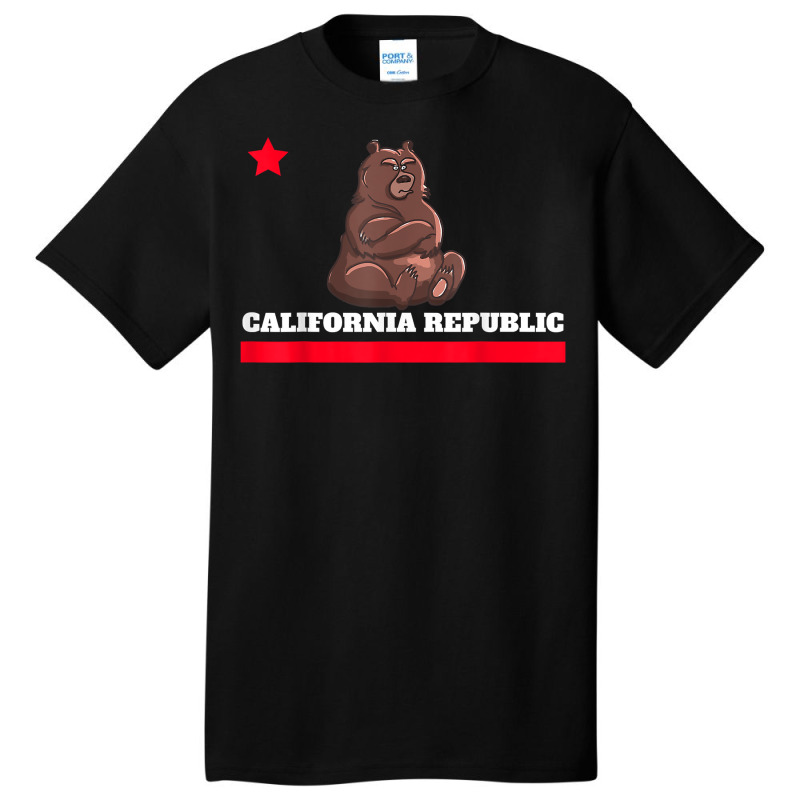 Funny California Republic State Flag Novelty Gift Basic T-shirt | Artistshot