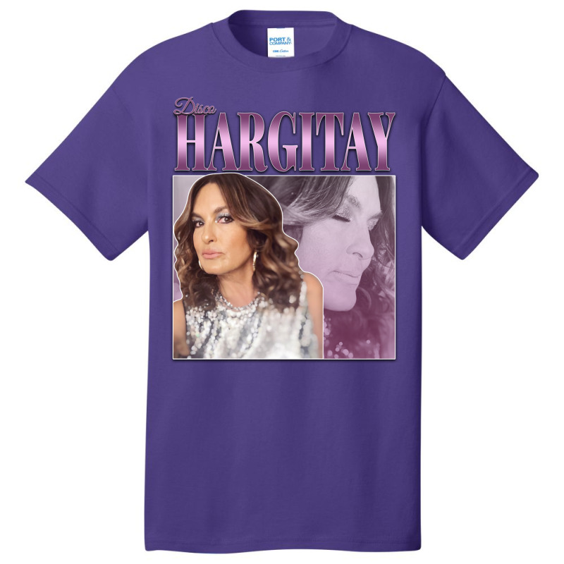 Disco Mariska Hargitay 90s Inspired Vintage Homage Basic T-shirt by lehnenbeytutl | Artistshot