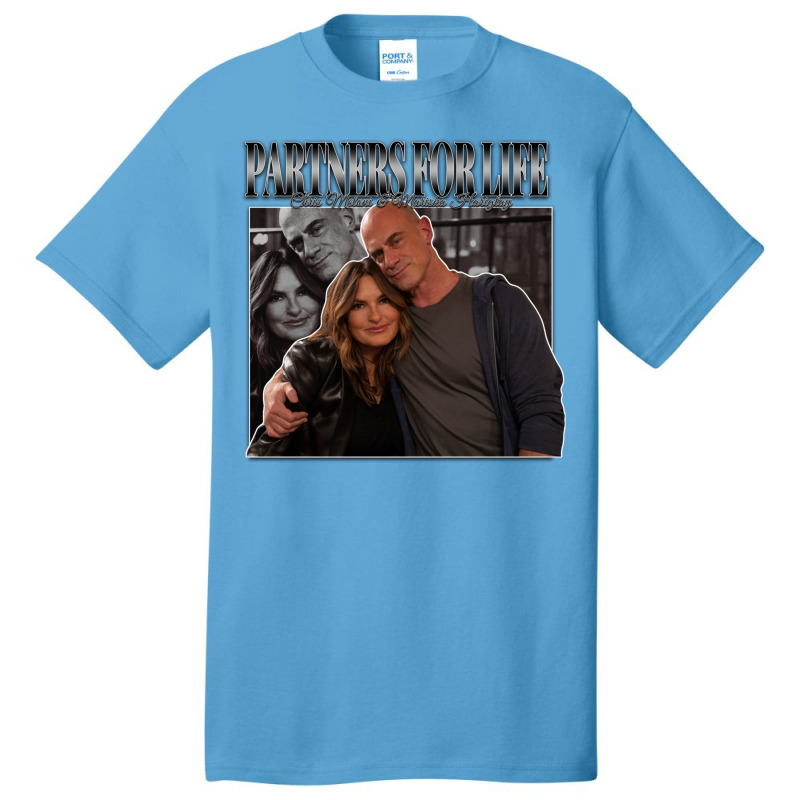 Partners For Life Mariska Hargitay And Chris Melon Basic T-shirt by bekeevsreckok | Artistshot