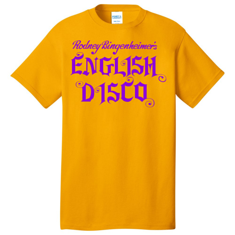 Bingenheimer's English Disco Basic T-shirt by salvanspiza3 | Artistshot