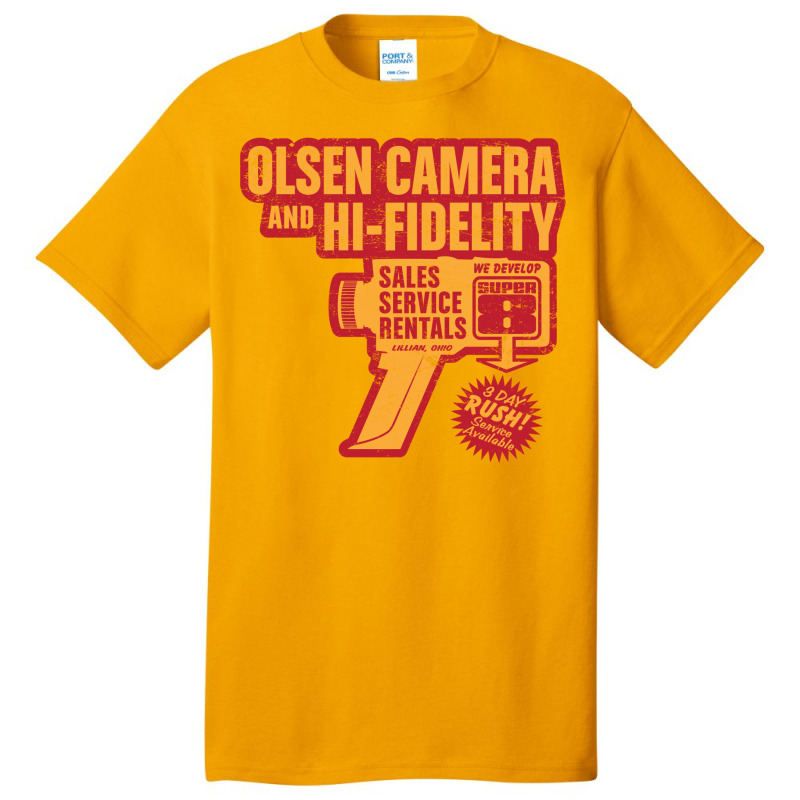 Olsen Camera Basic T-shirt by gulfanarkamg | Artistshot