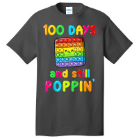 Kids Happy 100 Days Of School And Still Poppin 100 Basic T-shirt | Artistshot