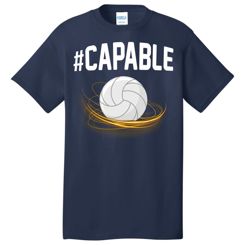 Volleyball Capable Sport Trending Basic T-shirt by zelekmanfraw | Artistshot