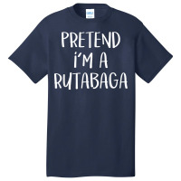 Pretend I'm A Rutabaga Costume Funny Food Hallowee Basic T-shirt | Artistshot