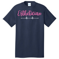 Esthetician Font Contrast Design Basic T-shirt | Artistshot