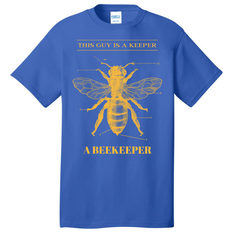 This Guy Is A Keeper A Beekeeper Aesthetic Basic T-shirt | Artistshot