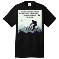 Mountain Bicycle Hippie Basic T-shirt | Artistshot