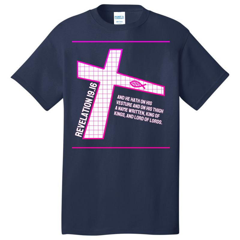 Revelation 1916 Bible Verse Design Basic T-shirt by klinckbedoreh | Artistshot