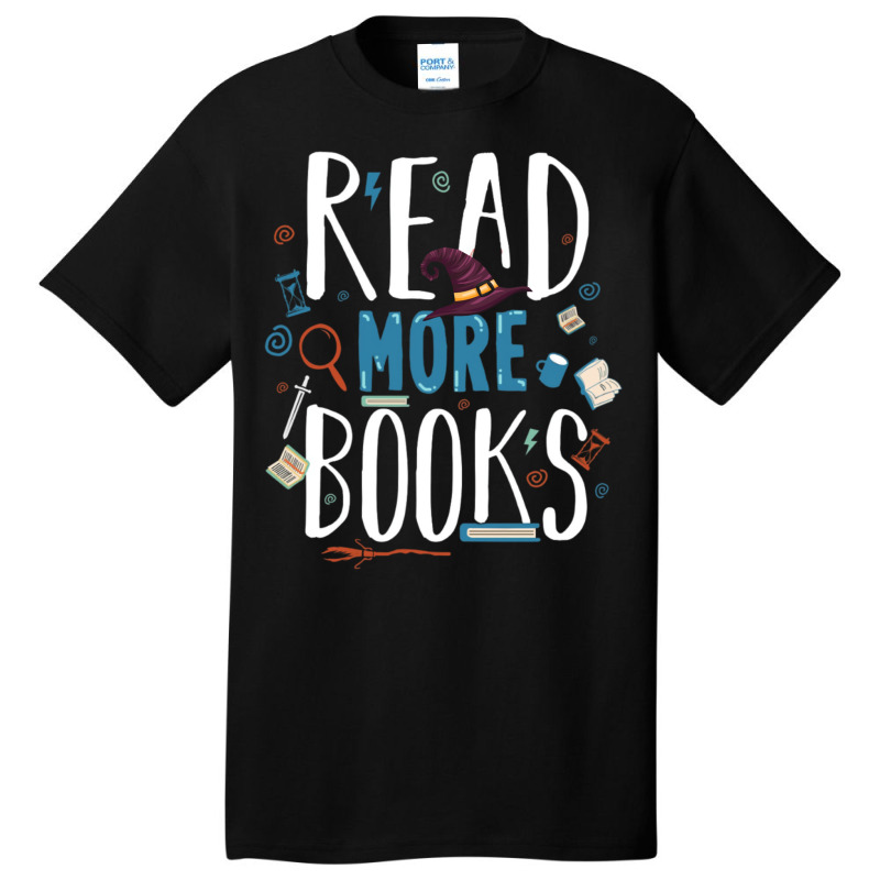 Read More Books 1 Basic T-shirt by aldenmunnisd | Artistshot