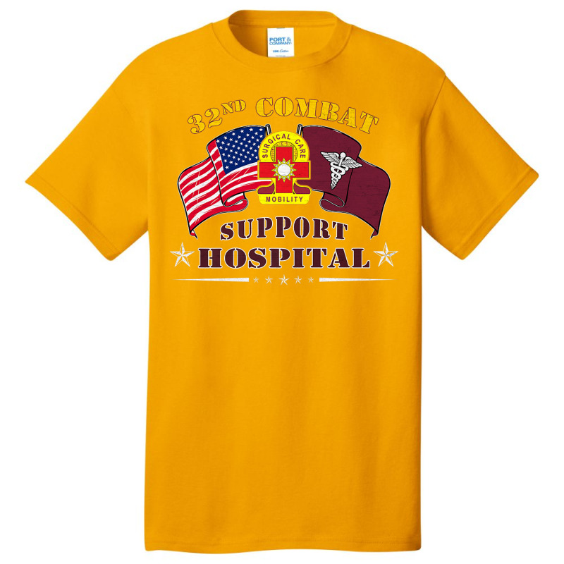 Army Combat Medic   32nd Combat Support Hospital V Basic T-shirt by mheny | Artistshot