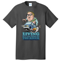 Living In A Van Down Basic T-shirt | Artistshot