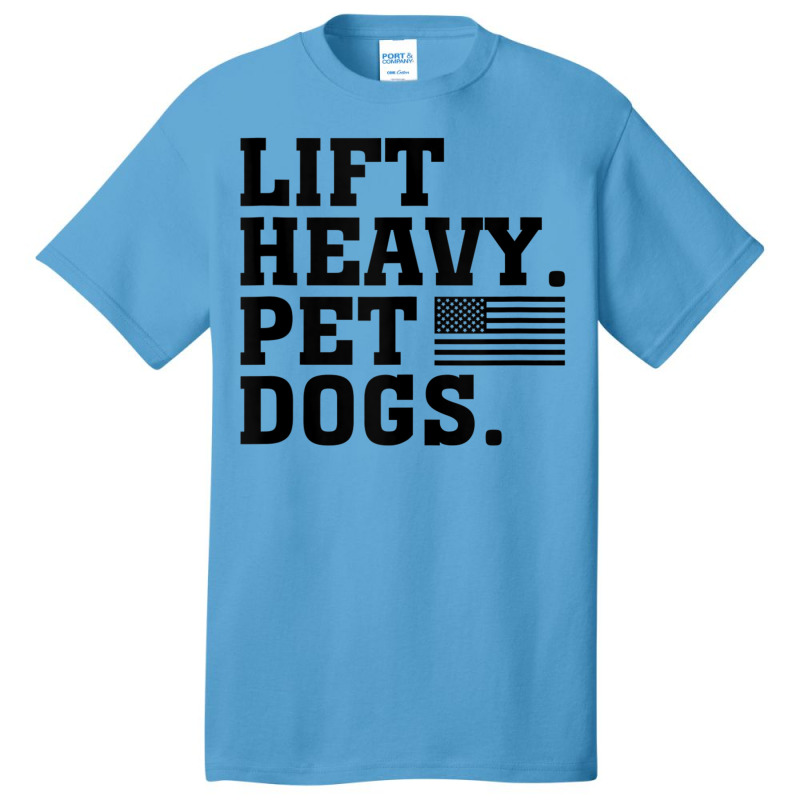 Lift Heavy Pet Dogs Usa American Tank Top Basic T-shirt | Artistshot