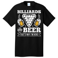 Billiards Beer Pool Player Mens Billiard Basic T-shirt | Artistshot