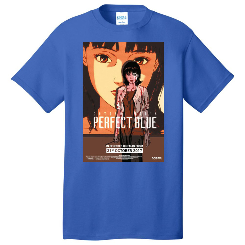 Perfect Blue Basic T-shirt by loraineseria | Artistshot