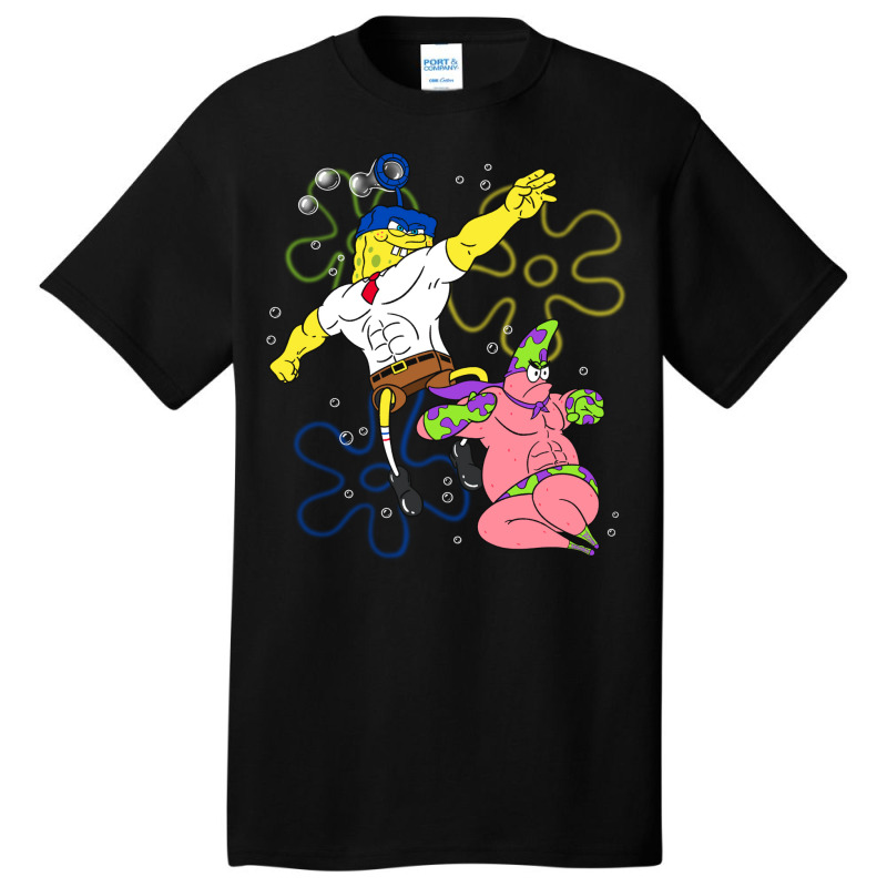 Sponge Knight Returns Basic T-shirt by micsikhibinop | Artistshot