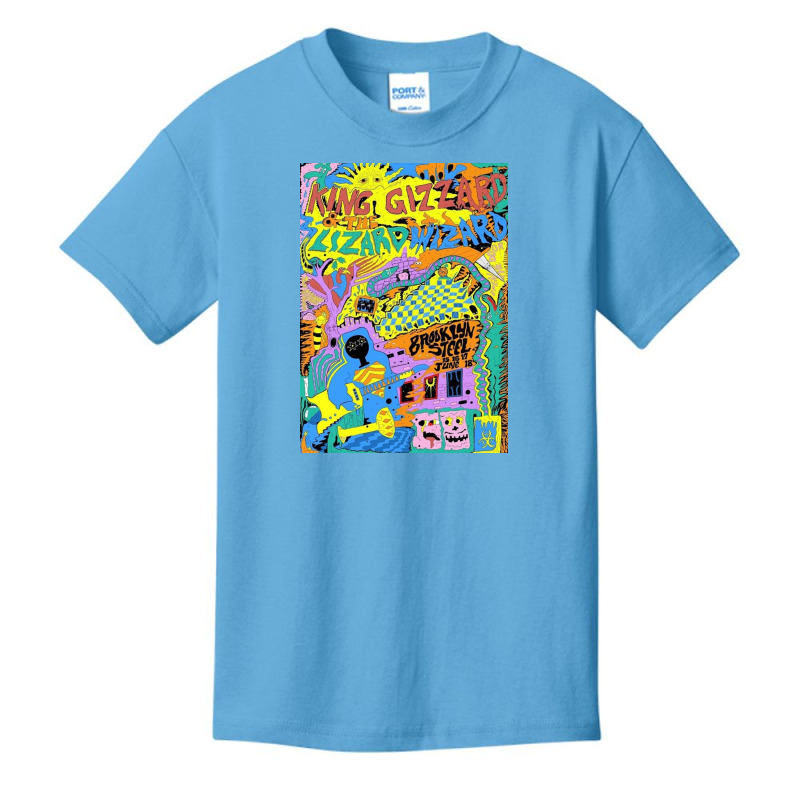 King Gizzard And The Lizard Wizard Brooklyn Steel Art Basic Youth T-shirt by jamiegraham | Artistshot