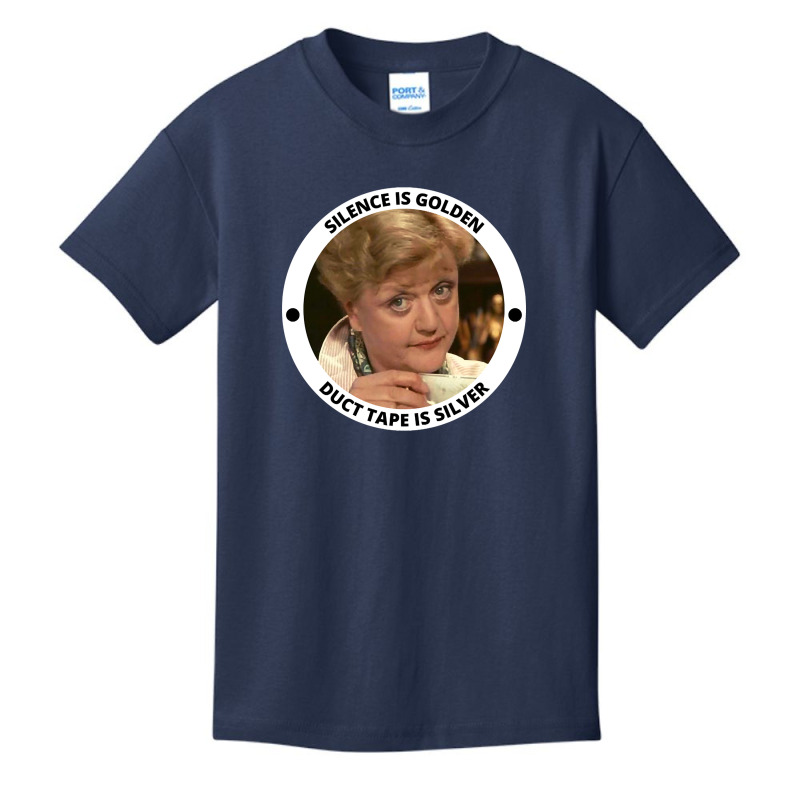 Limited Edition Jessica Fletcher Funny Incorrect Quote - Silence Is Go Basic Youth T-shirt by michealyoungerlk01 | Artistshot