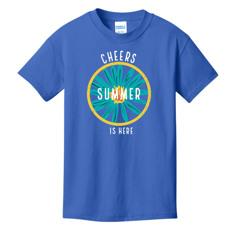 Cheers Summer Is Here Basic Youth T-shirt by April Shop | Artistshot