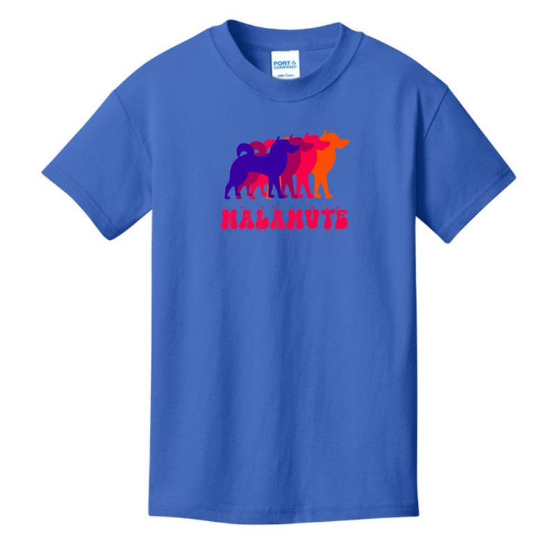 Alaskan Malamute Dog Breed Cute Retro Design Basic Youth T-shirt | Artistshot